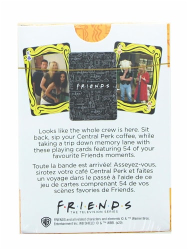 Friends Cast Playing Cards | 52 Card Deck + 2 Jokers Perspective: back