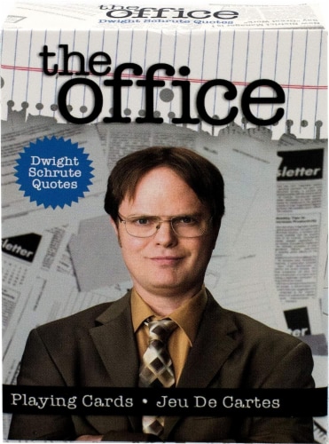 The Office Dwight Quotes Playing Cards | 52 Card Deck + 2 Jokers Perspective: back