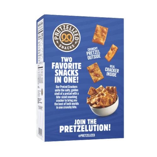 Pretzelized™ Pretzel Crackers - Sea Salt Perspective: back