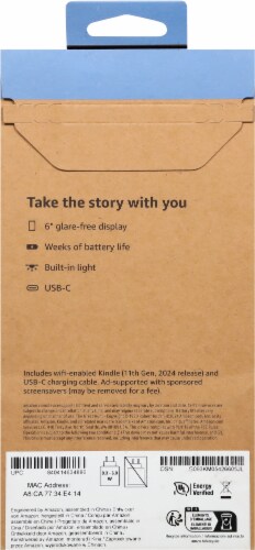 Amazon 16GB Kindle - Black Perspective: back