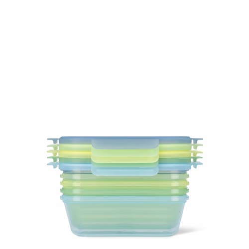 Ello Snap & Nest Leak-Proof Meal Prep Set Perspective: back