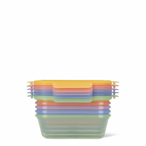 Ello Snap & Nest Leak Proof Meal Prep Set Perspective: back
