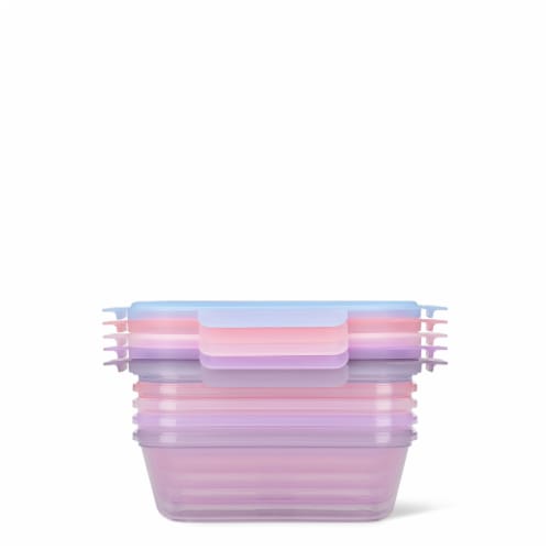 Ello Snap & Nest Leak Proof Meal Prep Set Perspective: back