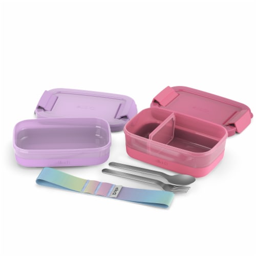 Ello® Plastic Lunch Stack Perspective: back