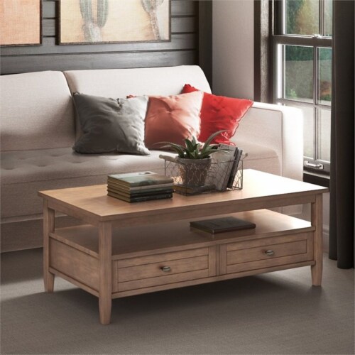 Simpli home warm clearance shaker end table