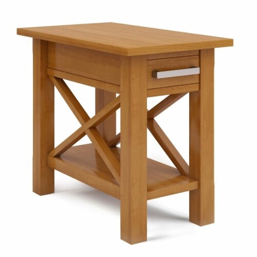 Narrow side table shop black