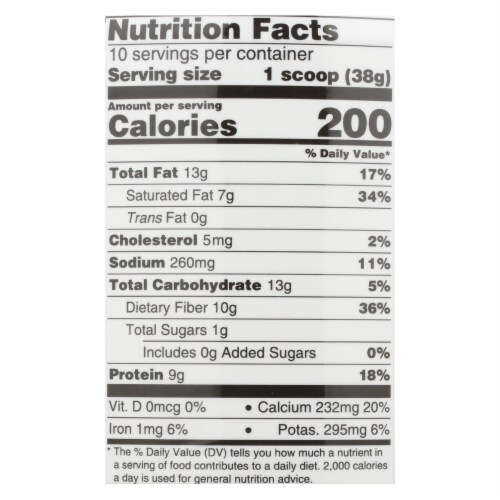 Love Good Fats Chocolate Milk Shake Perspective: back