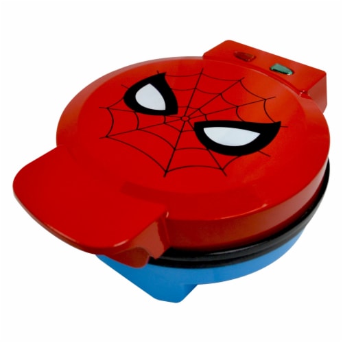 Uncanny Brands Marvel Spider-Man Waffle Maker -Spidey's Mask on Your Waffles- Waffle Iron Perspective: back