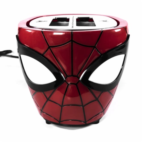 Uncanny Brands Marvel’s Spider-Man Deluxe Toaster – Toasts Spidey’s Mask On Your Bread Perspective: back