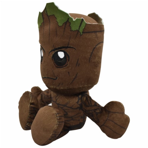 Bleacher Creatures Marvel Groot 8  Kuricha Sitting Plush - Soft Chibi Inspired Toy Perspective: back