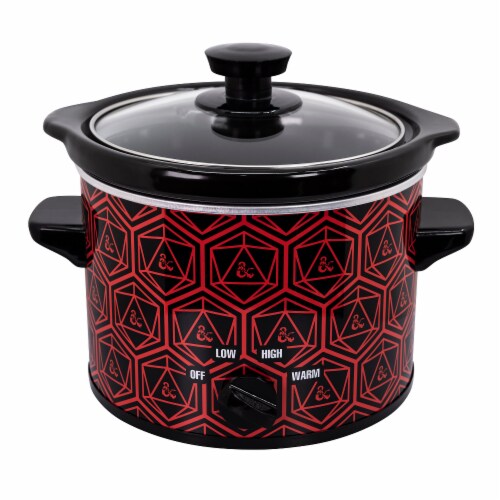 Uncanny Brands Dungeons and Dragons 2 QT Slow Cooker Perspective: back