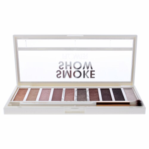 Flower ES1 Warm Natural Shimmer & Shade Eyeshadow Palette Perspective: back
