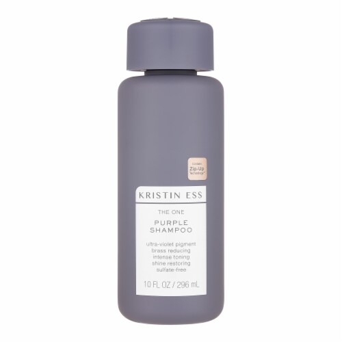 Kristin Ess Purple Toning Shampoo For Blondes, Brunettes + Highlights - Anti Brass - Sulfate Free Perspective: back