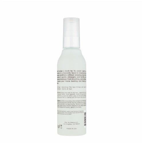 Hairitage Frizz Control Leave In Conditioner Spray For Softening, Detangling + Repairing Hair Perspective: back