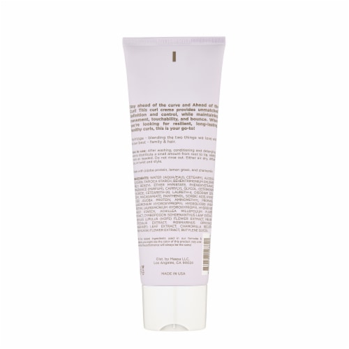 Hairitage Vegan Hydrating Curl Defining Crème With Jojoba Oil For Hair Styling + Frizz Control Perspective: back