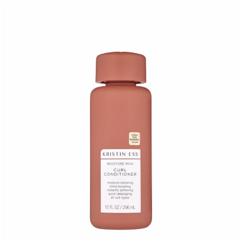 Kristin Ess Castor Oil Curly Hair Conditioner For Dry Damaged Hair - Detangling + Deep Moisture Perspective: back
