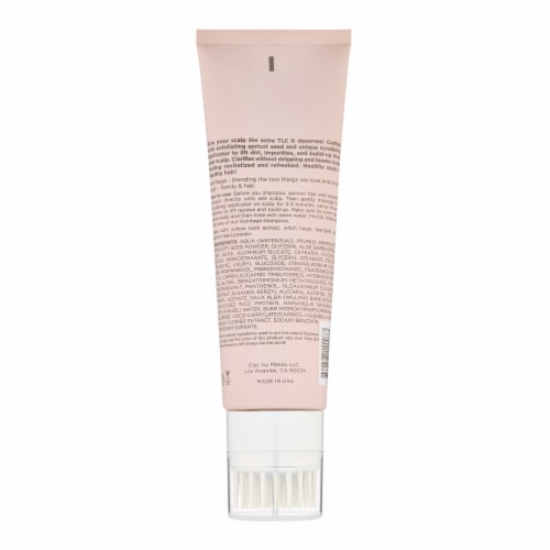 Hairitage Witch Hazel Scalp Exfoliator Scrub Vegan Clarifying Scrub For Build-Up + Residue Perspective: back