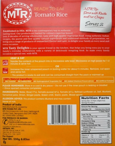 MTR Tomato Rice Perspective: back