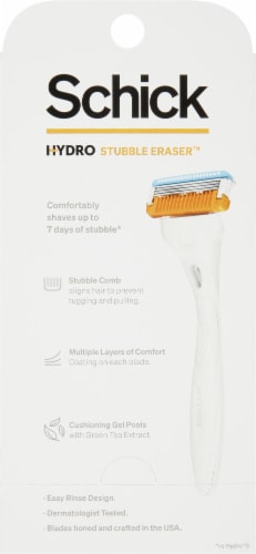 Schick Hydro Stubble Eraser 5-Blade Men's Razor and Razor Blade Refills Perspective: back