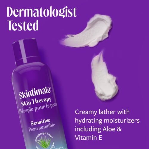 Skintimate Skin Therapy™ Sensitive Skin Vitamin E Lotionized Shave Gel Perspective: back