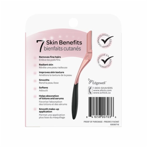 Schick® Hydro Silk Dermaplaning Refills Perspective: back