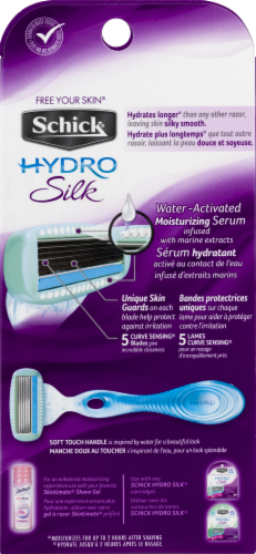 Schick Hydro Silk Razor 2 Blade Bonus Perspective: back