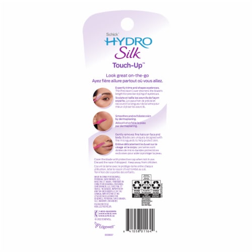 Schick Hydro Silk Touch-Up™ Disposable Razors Perspective: back
