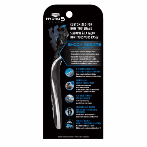Schick Hydro 5 Sense Hydrate Razor Perspective: back