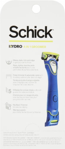 Schick Hydro 5 Sensitive Groomer Razor Perspective: back