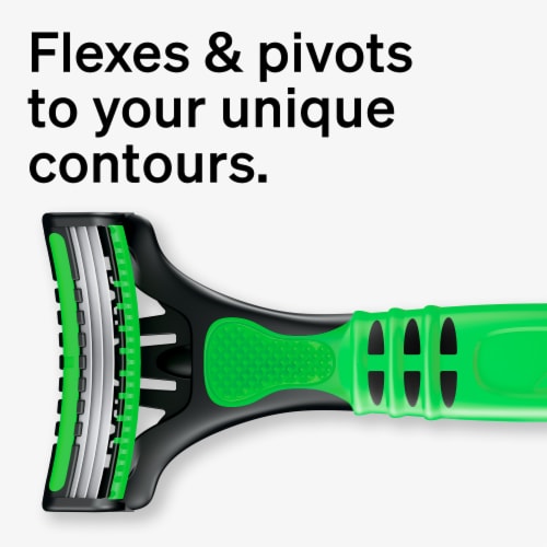 Schick Xtreme3 Disposable Razors for Men Sensitive Skin Protects Skin from Irritation Perspective: back