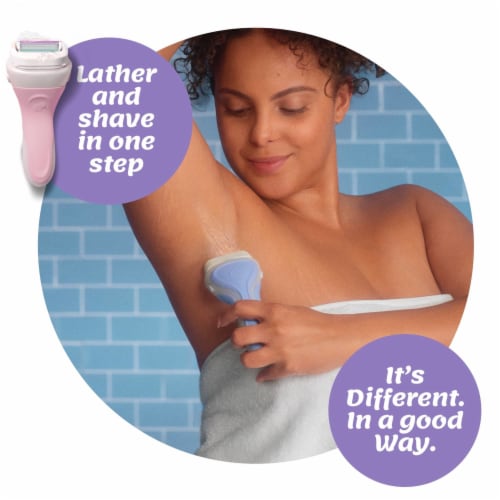 Schick Intuition 4-Blade Razor + Refills Holiday Gift Set Value Pack Perspective: back