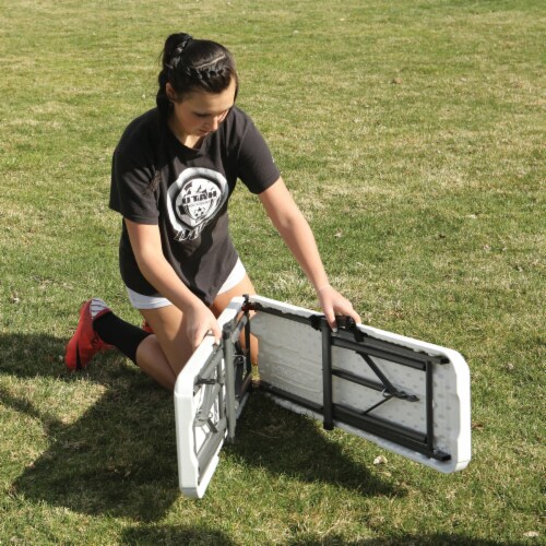 Lifetime Fold-In-Half Bench Perspective: back