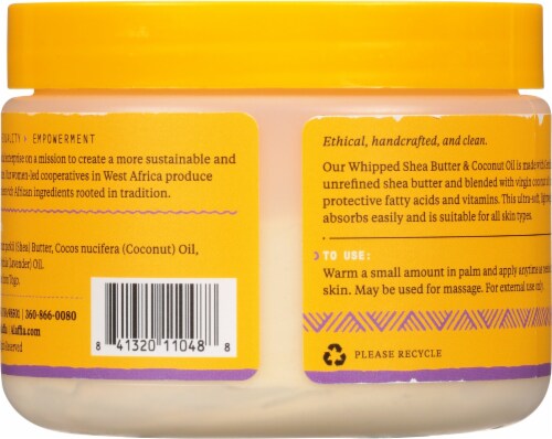 Alaffia Wild Lavender Whipped Shea Butter & Coconut Oil Perspective: back