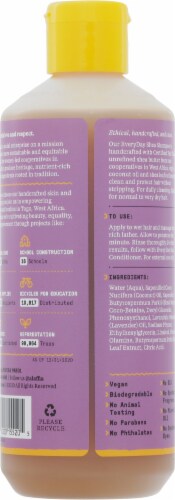 Alaffia® Everyday Shea Lavender Shampoo Perspective: back