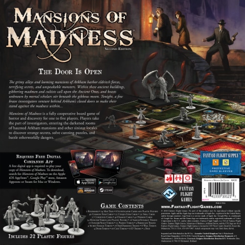 Asmodee Editions Mansions of Madness 2nd Edition Board Game Perspective: back