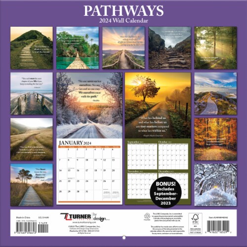 Lang Pathways 2024 Wall Calendar, 1 ct Kroger