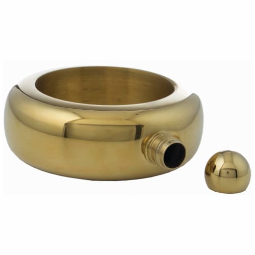 Maxam Bracelet Flask A Fashion Accessory that Keeps Your Drink Handy, 3.5 Ounce Perspective: back