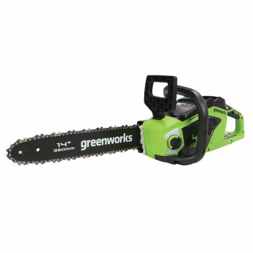 Greenworks Brushless Chainsaw Perspective: back