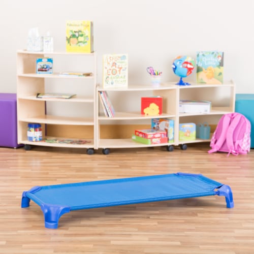 Deluxe Heavy Duty Standard 52 L Stackable Daycare Cot w Easy Lift