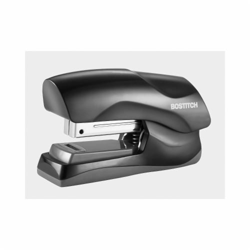 Bostitch Stapler 40-Sheet Half Strip Flat Clinch Black B175BLK Perspective: back