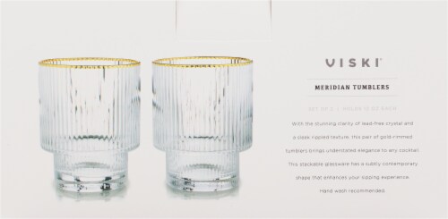 Meridian Tumblers by Viski Perspective: back