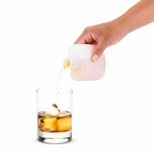 Rogue™ 6oz Plastic Flask by True Perspective: back