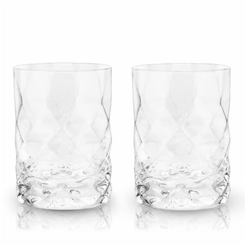 Gem Crystal Tumblers by Viski® Perspective: back