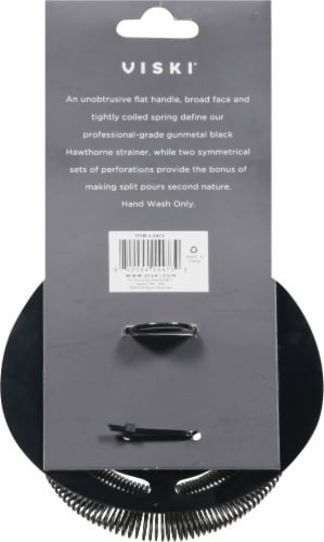 Gunmetal Hawthorne Strainer by Viski® Perspective: back