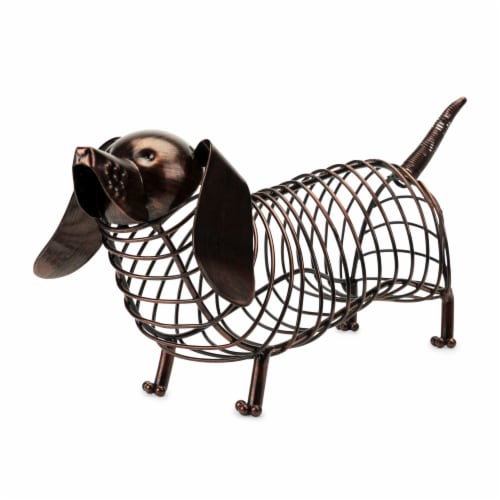 Woof Dachshund Cork Holder by True Perspective: back
