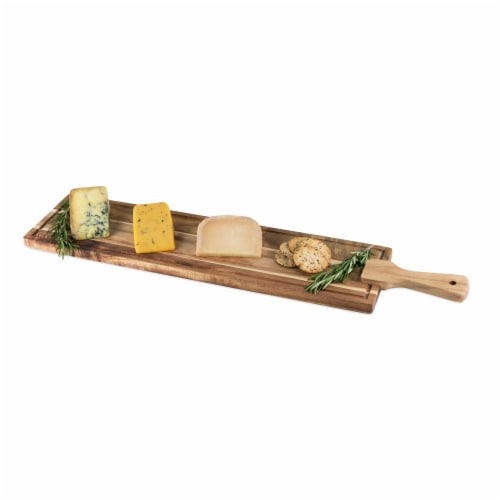 Rustic Farmhouse: Acacia Wood Tapas Board by Twine Perspective: back