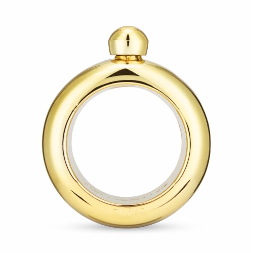 True Fabrications Blush Bracelet Flask Perspective: back