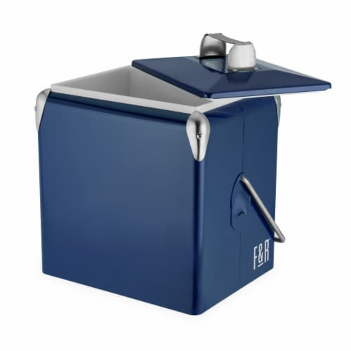 Vintage Metal Cooler by Foster & Rye™ Perspective: back