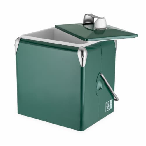 Vintage Metal Cooler by Foster & Rye™ Perspective: back