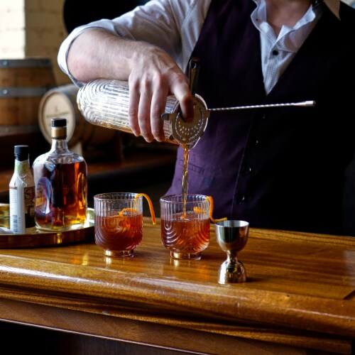 Viski Gatsby Mixing Glass Perspective: back